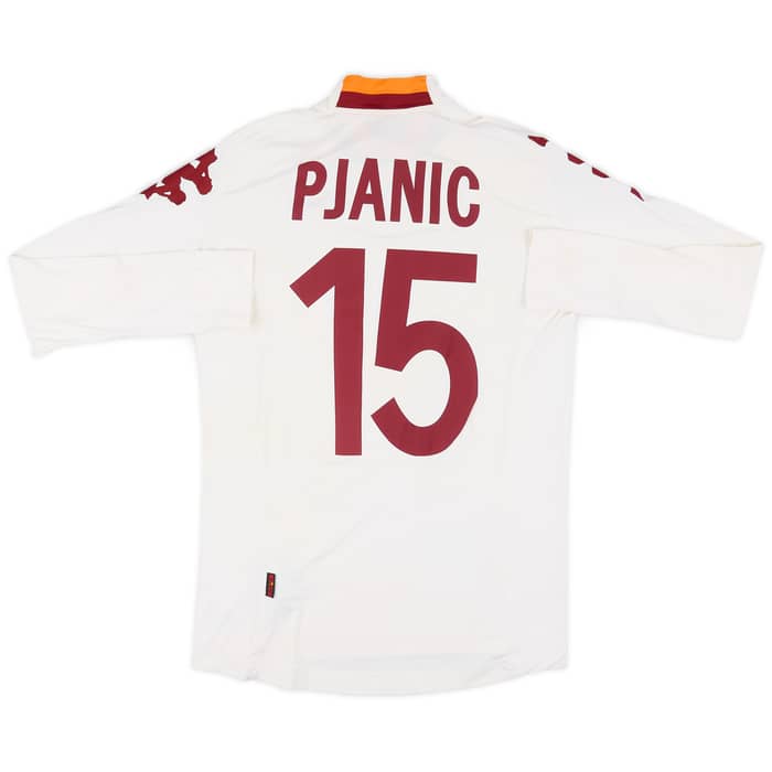 2012-13 Roma Away L/S Shirt Pjanic #15 - 6/10 - (M)