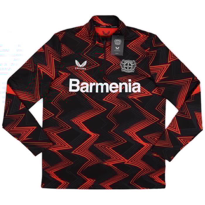 2024-25 Bayer Leverkusen Castore 1/4 Zip Pre-Match Top