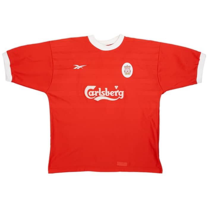 1998-00 Liverpool Home Shirt McManaman #7 - 9/10 - (XL)