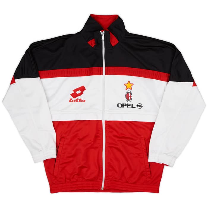 1994-95 AC Milan Lotto Track Jacket - 8/10 - (M)