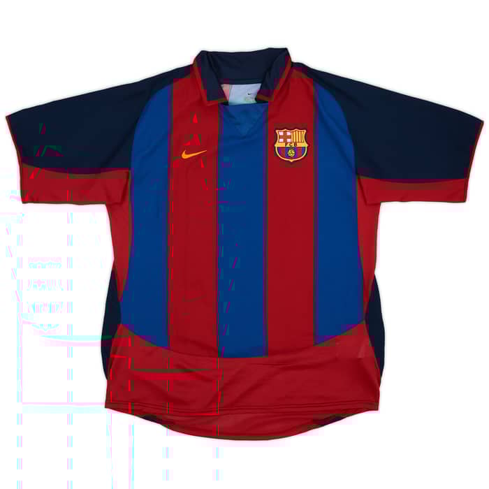 2003-04 Barcelona Home Shirt Luis Enrique #21 - 6/10 - (L)