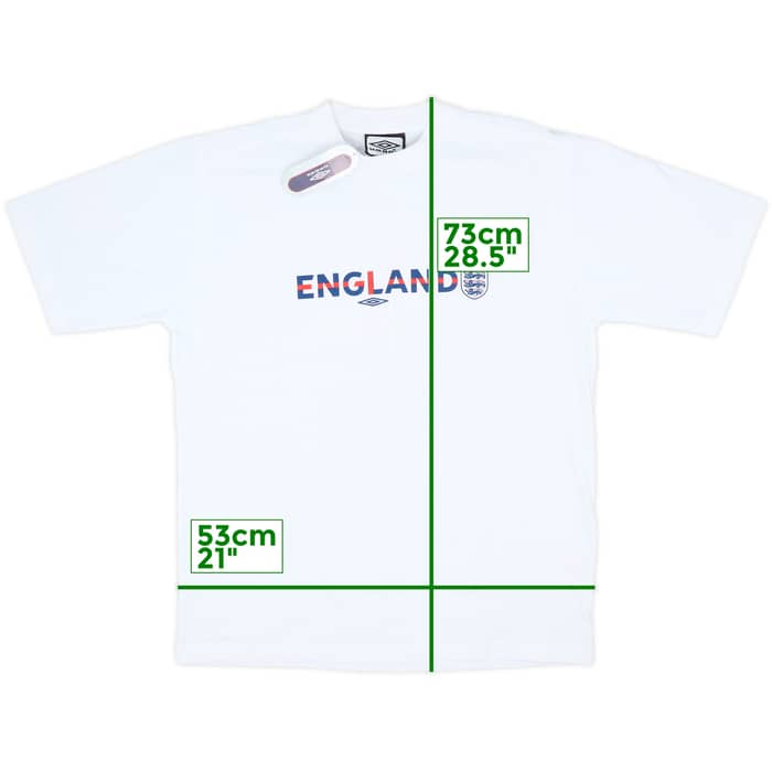 2002-04 England Umbro Tee (L)