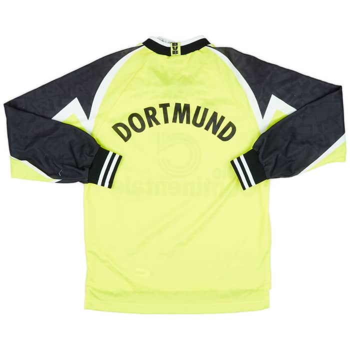 1995-96 Borussia Dortmund Home L/S Shirt - 9/10 - (XS)