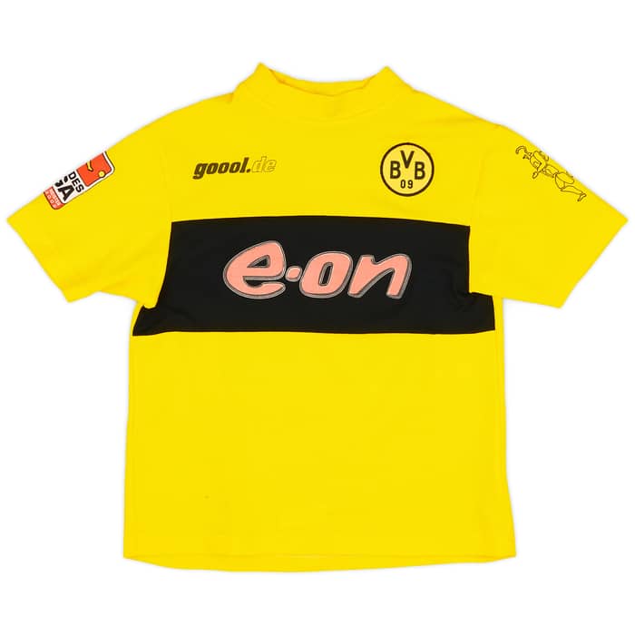 2002-03 Borussia Dortmund Home Shirt Amoroso #22 - 8/10 - (S.Boys)