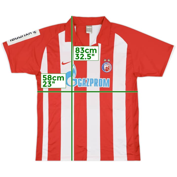 2009-10 Red Star Belgrade Home Shirt - 8/10 - (XL)