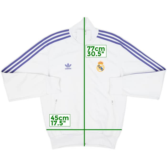 2007-08 Real Madrid adidas Originals Track Jacket - 8/10 - (M)