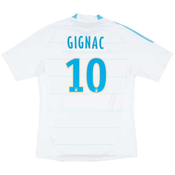 2010-11 Olympique Marseille Home Shirt Gignac #10 - 8/10 - (L)