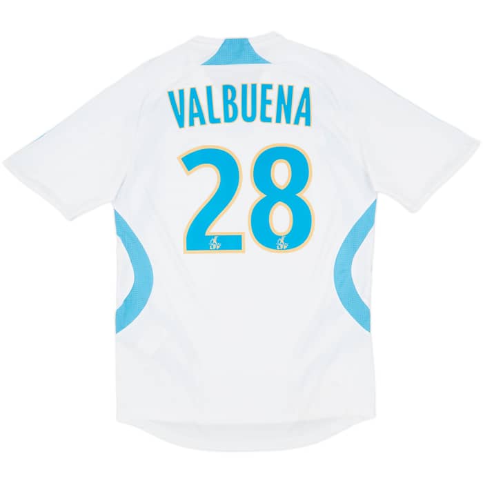 2007-08 Olympique Marseille Home Shirt Valbuena #28 - 7/10 - (M)