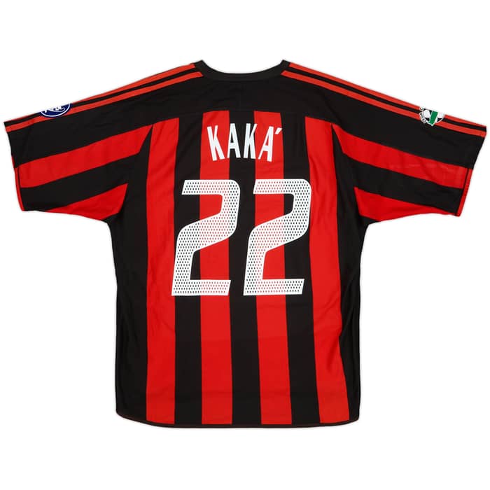 2003-04 AC Milan Player Issue Home Shirt Kaka #22 - 8/10 - (L)