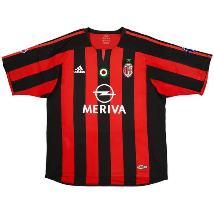 2003-04 AC Milan Player Issue Home Shirt Kaka #22 - 8/10 - (L)