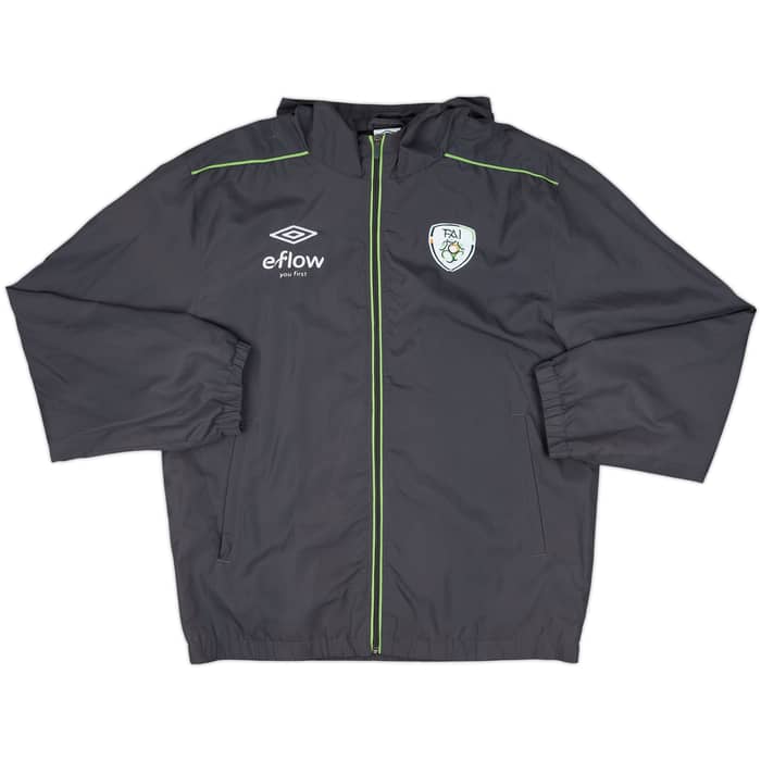 2007-09 Ireland Umbro Hooded Track Jacket - 8/10 - (M)