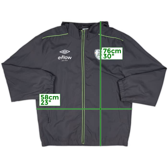 2007-09 Ireland Umbro Hooded Track Jacket - 8/10 - (M)