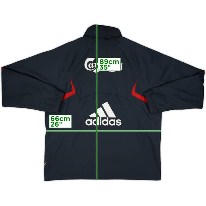 2009-10 Liverpool adidas Hooded Rain Jacket - 7/10 - (L/XL)