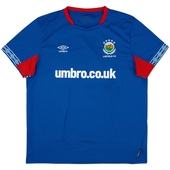 2019-21 Linfield Home Shirt - 7/10 - (XXL)