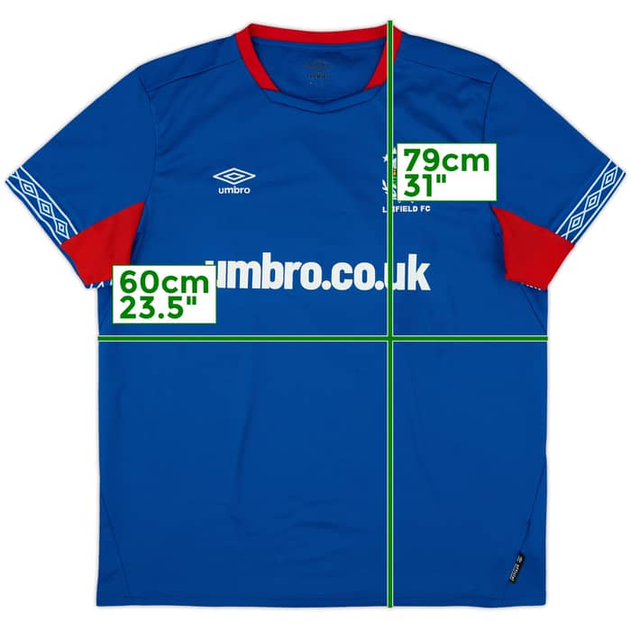 2019-21 Linfield Home Shirt - 7/10 - (XXL)