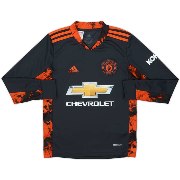 2020-21 Manchester United GK Shirt - 10/10 - (S.Boys)