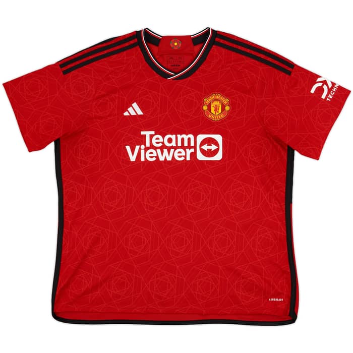 2023-24 Manchester United Home Shirt Mainoo #37 - 10/10 - (XXL)