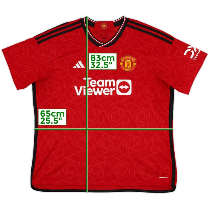 2023-24 Manchester United Home Shirt Mainoo #37 - 10/10 - (XXL)