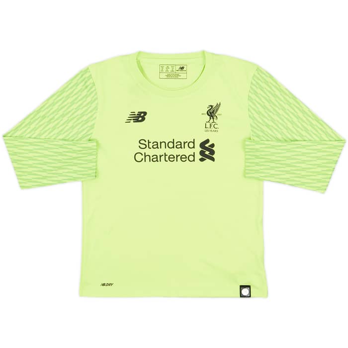 2017-18 Liverpool '125 Years' GK Shirt - 5/10 - (6-7 Years)