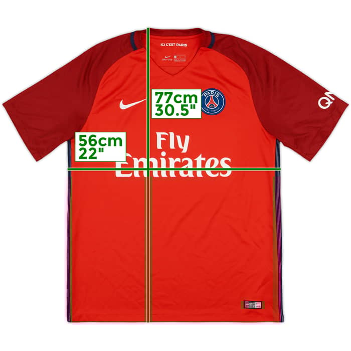 2016-17 Paris Saint-Germain Away Shirt - 10/10 - (L)