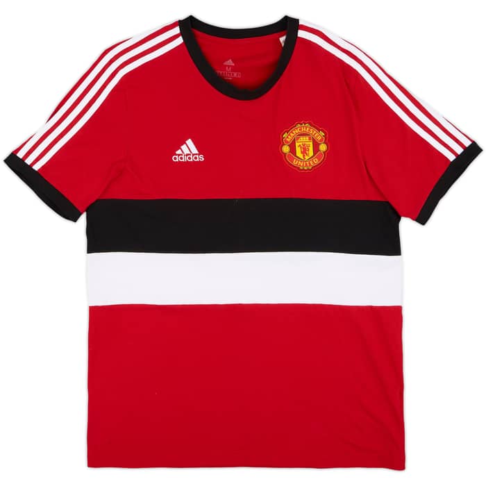 2021-22 Manchester United adidas Cotton Tee - 8/10 - (M)