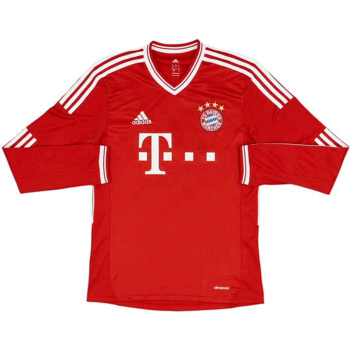 2013-14 Bayern Munich Home L/S Shirt Robben #10 - 7/10 - (S)