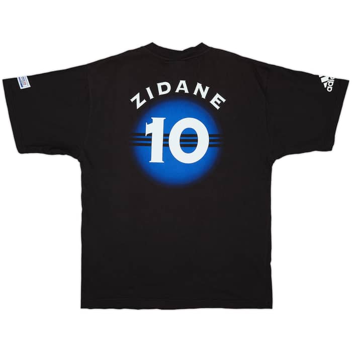 1998 France 98 adidas Graphic Tee Zidane #10 - 8/10 - (XL)