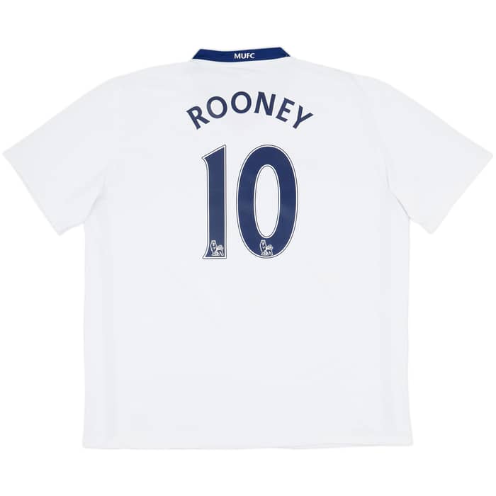 2008-10 Manchester United Away Shirt Rooney #10 - 9/10 - (XXL)