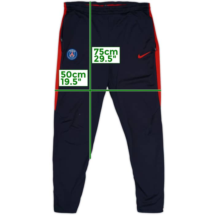 2016-17 Paris Saint-Germain Nike Track Pants/Bottoms - 7/10 - (XL)