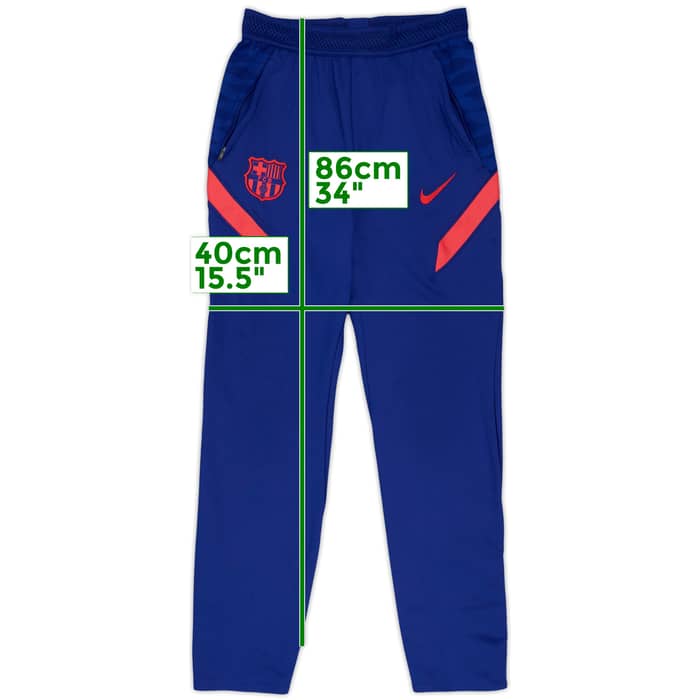 2021-22 Barcelona Nike Track Pants/Bottoms - 9/10 - (XL.Boys)