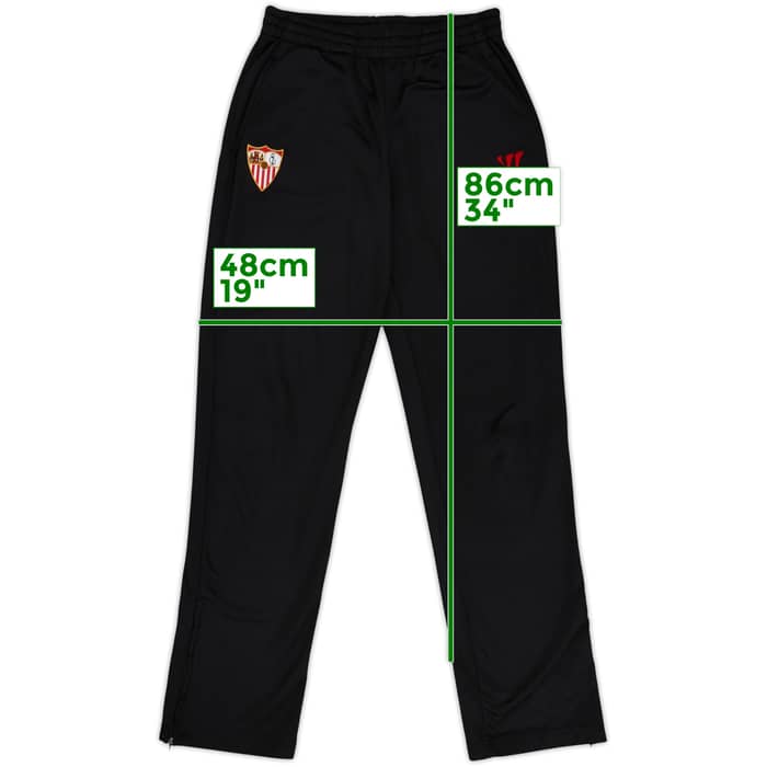 2013-14 Sevilla Warrior Track Pants/Bottoms - 9/10 - (XL.Boys)