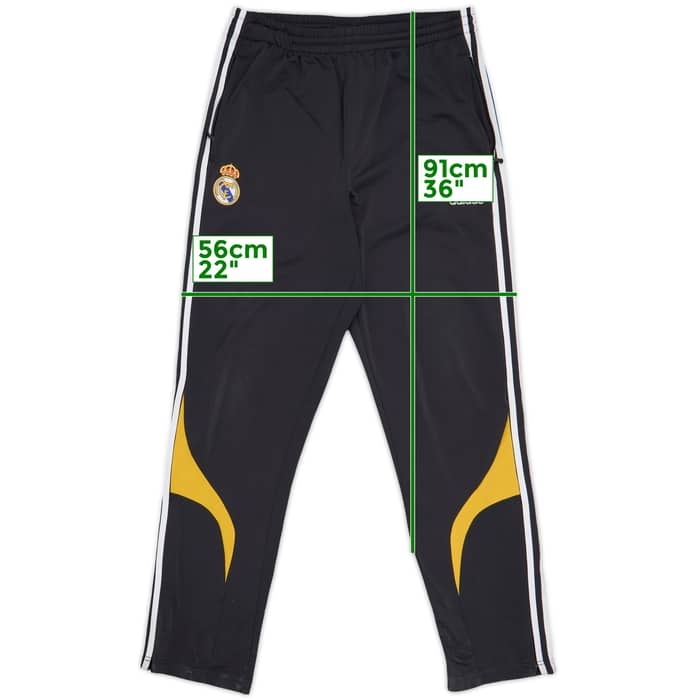 2006-07 Real Madrid adidas Track Pants/Bottoms - 8/10 - (M)