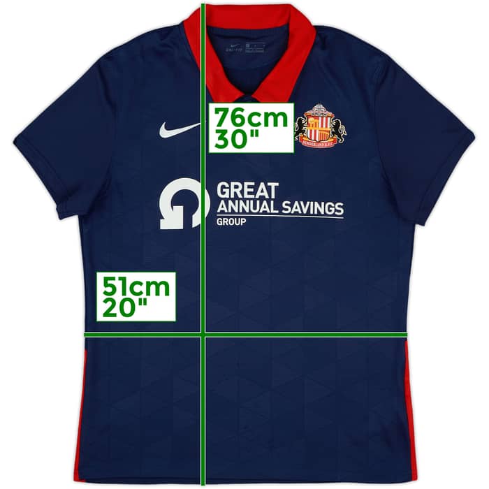 2020-21 Sunderland Away Shirt - 7/10 - (Women's L)