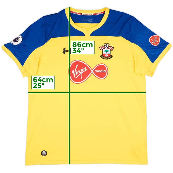 2018-19 Southampton Away Shirt Yoshida #3 - 8/10 - (3XL)