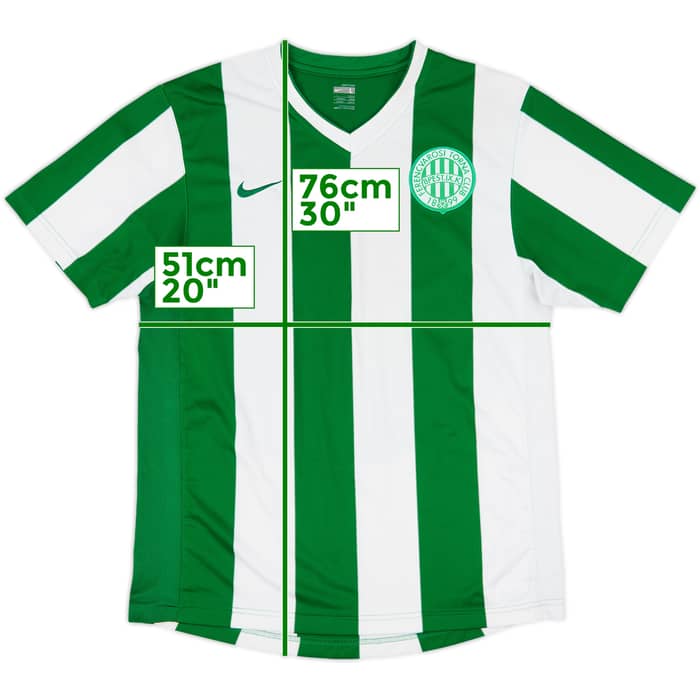 2007-08 Ferencvaros Player Issue Home Shirt - 7/10 - (L)