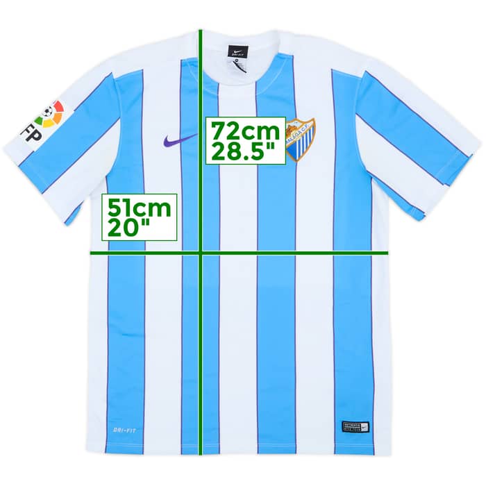 2015-16 Malaga Home Shirt - 8/10 - (M)