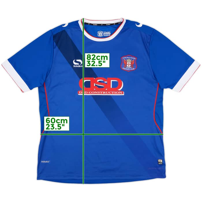 2016-17 Carlisle United Home Shirt - 8/10 - (XL)