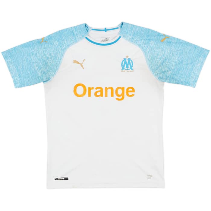 2018-19 Olympique Marseille Home Shirt Strootman #6 - 5/10 - (M)