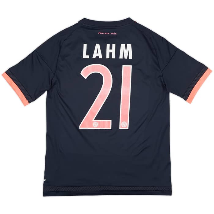 2015-16 Bayern Munich Third Shirt Lahm #21 - 7/10 - (XL.Boys)