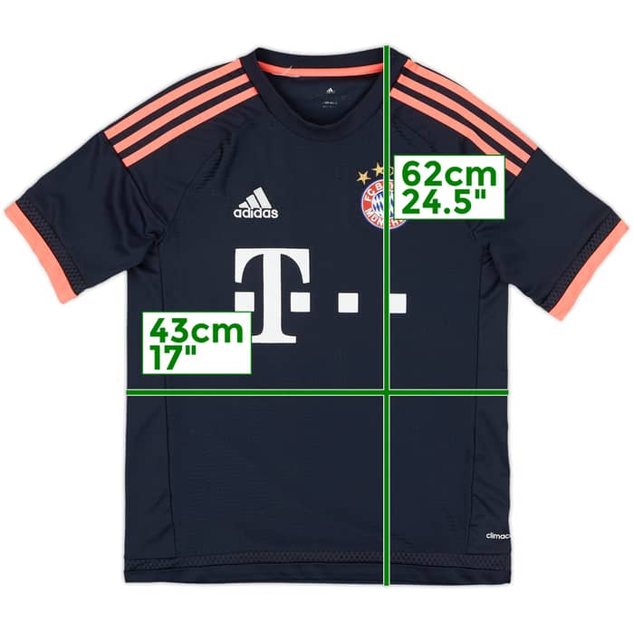 2015-16 Bayern Munich Third Shirt Lahm #21 - 7/10 - (XL.Boys)