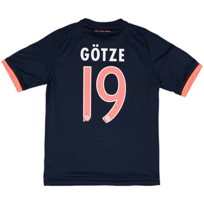 2015-16 Bayern Munich Third Shirt Gotze #19 - 9/10 - (XL.Boys)