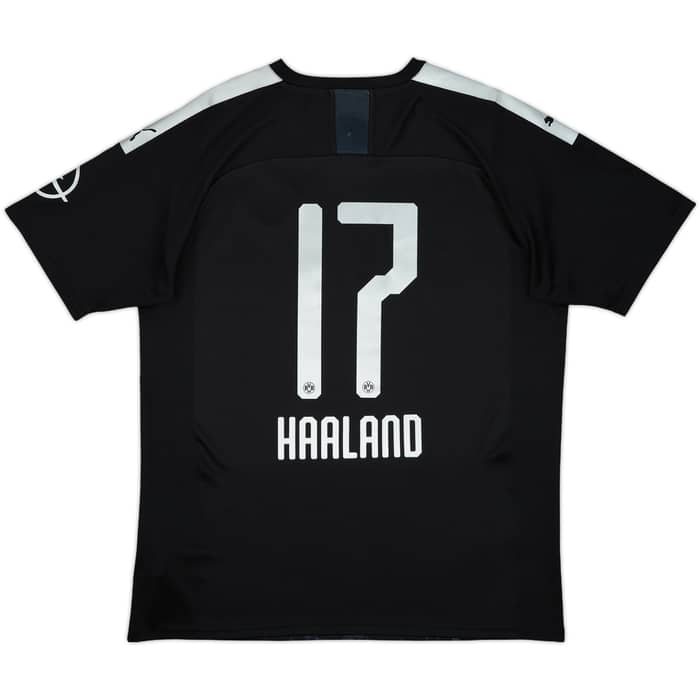 2019-20 Borussia Dortmund Away Shirt Haaland #17 - 8/10 - (L)