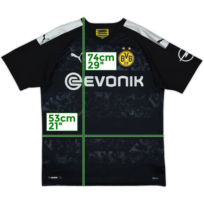 2019-20 Borussia Dortmund Away Shirt Haaland #17 - 8/10 - (L)