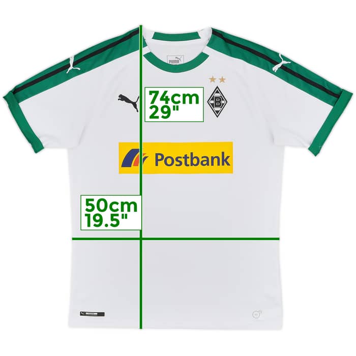 2018-19 Borussia Monchengladbach Home Shirt - 8/10 - (M)
