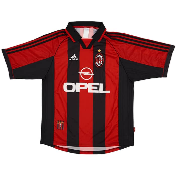1998-00 AC Milan Home Shirt #20 - 7/10 - (L)