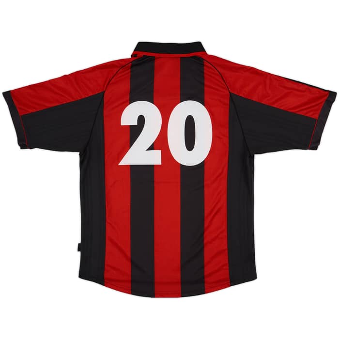 1998-00 AC Milan Home Shirt #20 - 7/10 - (L)