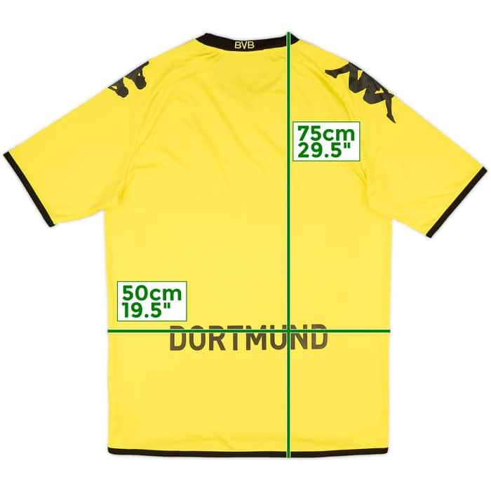 2011-12 Borussia Dortmund European Home Shirt - 9/10 - (M)