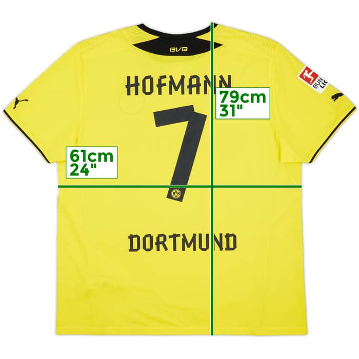 2013-14 Borussia Dortmund Home Shirt Hofmann #7 - 8/10 - (XXL)
