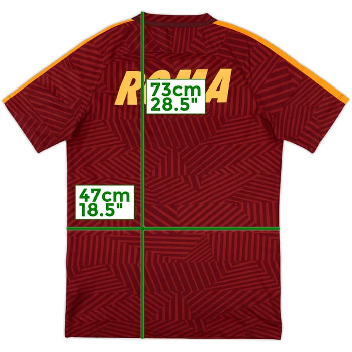 2016-17 Roma Nike Training Shirt - 8/10 - (M)