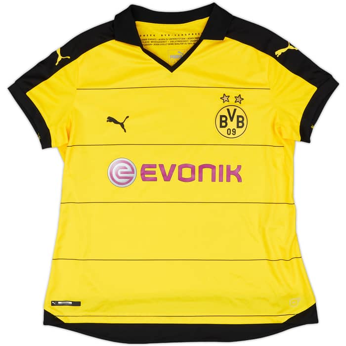 2015-16 Borussia Dortmund Home Shirt - 9/10 - (Women's L)